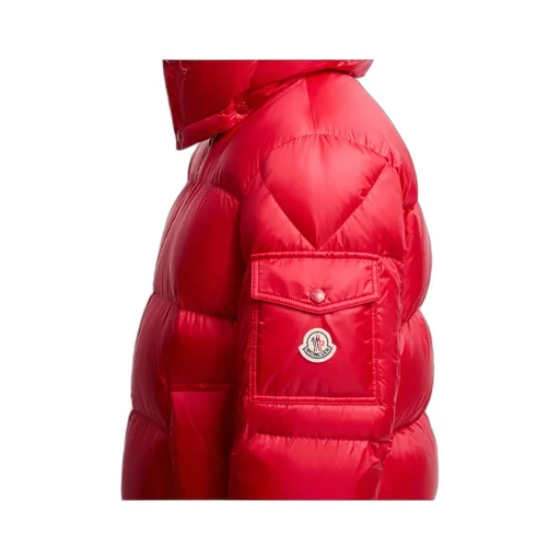 Moncler Logo Patch Hooded Puffer Jacket