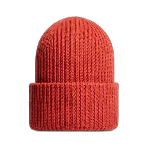 Moncler Logo Patch Ribbed Beanie