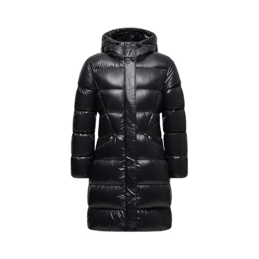 Bellevue Hooded Long Down Jacket
