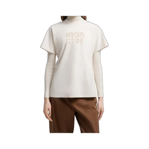 Moncler Logo Embroidered Crewneck T-Shirt