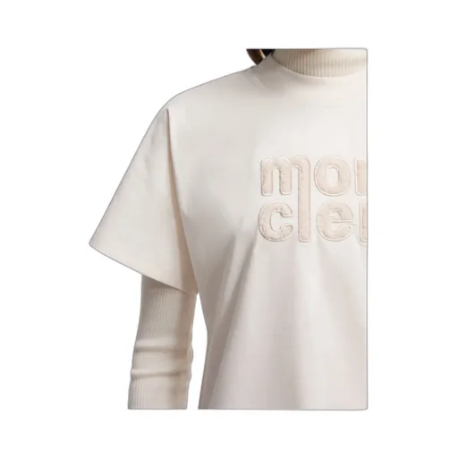 Moncler Logo Embroidered Crewneck T-Shirt