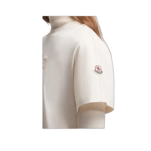 Moncler Logo Embroidered Crewneck T-Shirt
