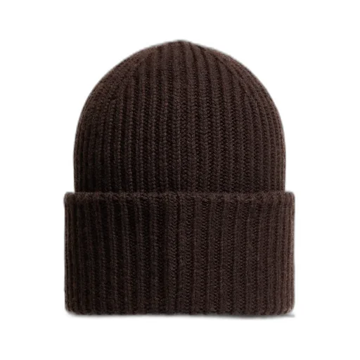 Moncler Logo Patch Ribbed Beanie