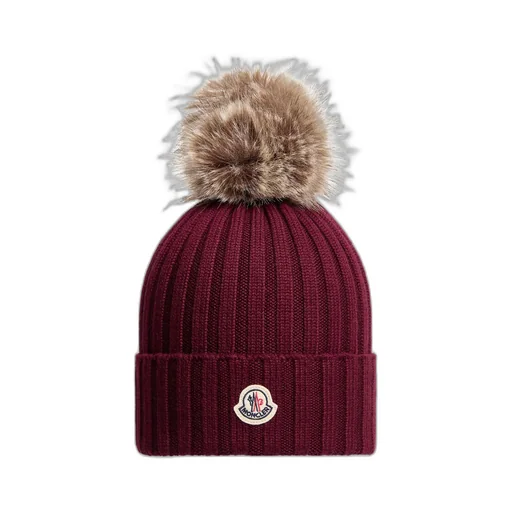 Wool Beanie With Pom Pom