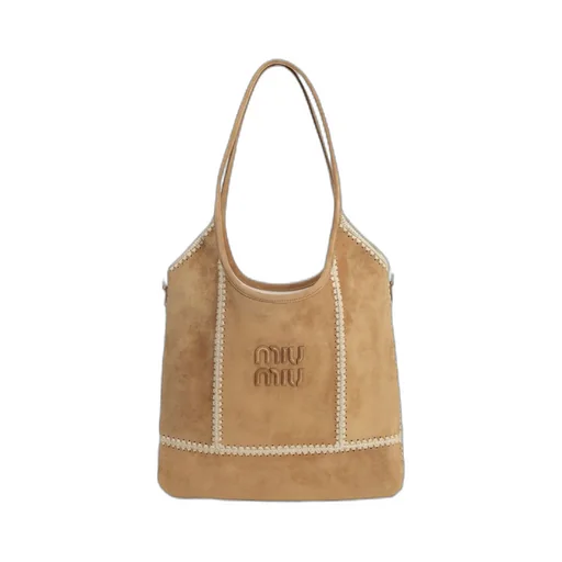 Ivy Suede And Crochet Bag