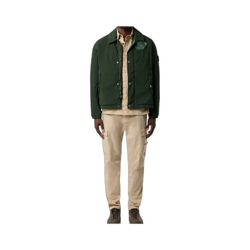 Stone Island Logo Patch Elasticated-Hem Jacket