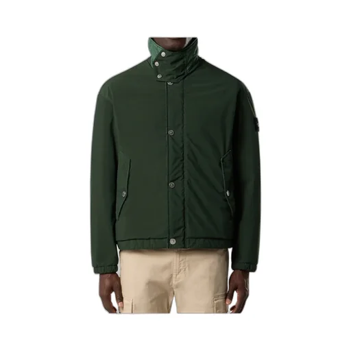 Stone Island Logo Patch Elasticated-Hem Jacket
