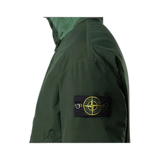 Stone Island Logo Patch Elasticated-Hem Jacket