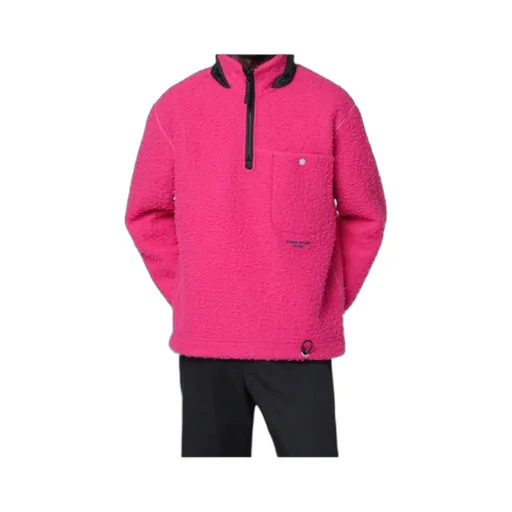 Stone Island Logo Embroidered Drawstring Hem Sweatshirt