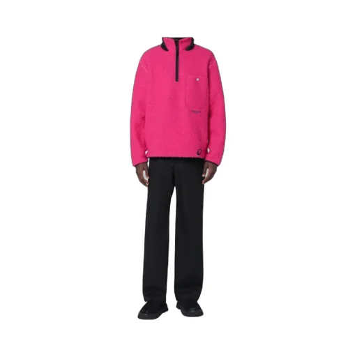 Stone Island Logo Embroidered Drawstring Hem Sweatshirt