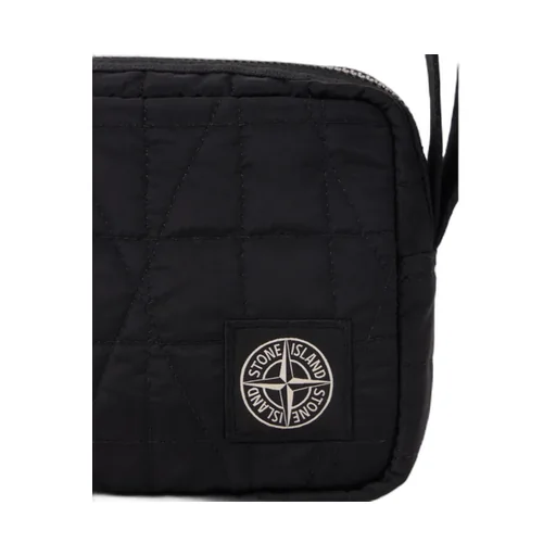 Stone Island Logo Patch Zipped Wrist Pouch