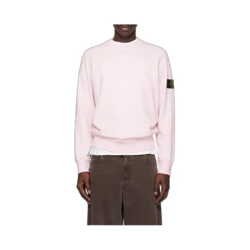 Stone Island Logo Patch Crewneck Sweatshirt