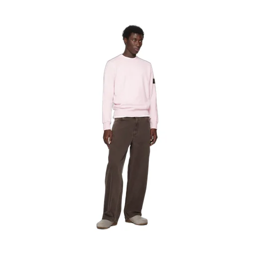 Stone Island Logo Patch Crewneck Sweatshirt