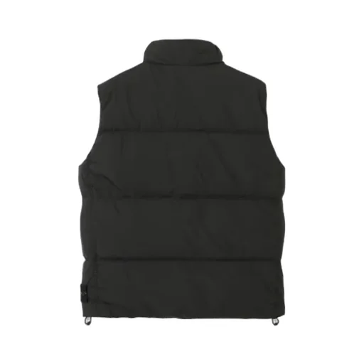 Stone Island Logo Patch High Neck Vest