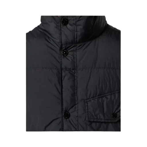 Stone Island Logo Patch High Neck Vest