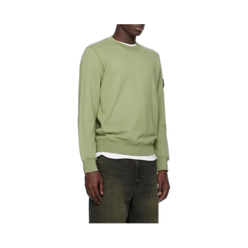 Stone Island Logo Patch Crewneck Sweatshirt