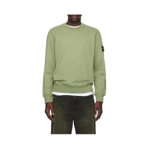 Stone Island Logo Patch Crewneck Sweatshirt