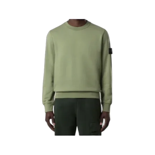 Stone Island Logo Patch Crewneck Sweatshirt