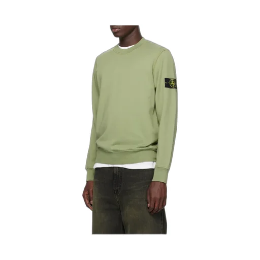 Stone Island Logo Patch Crewneck Sweatshirt