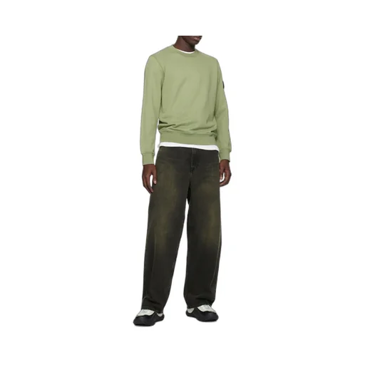 Stone Island Logo Patch Crewneck Sweatshirt