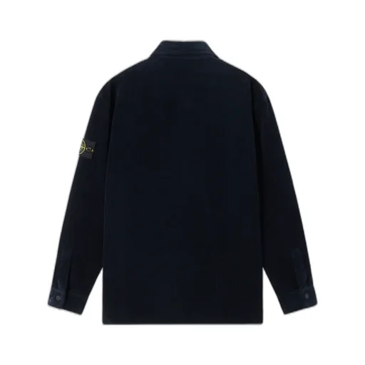 Stone Island Compass Patch Buttoned Overshirt