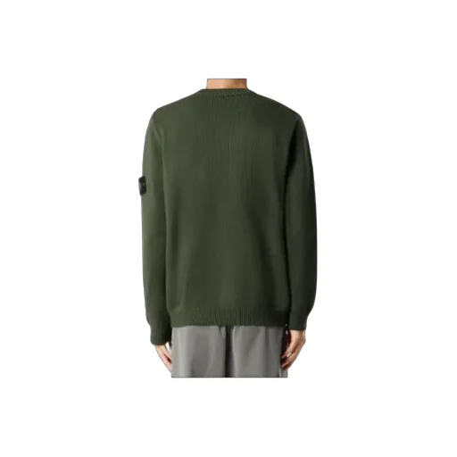 Stone Island Logo Patch Crewneck Sweatshirt