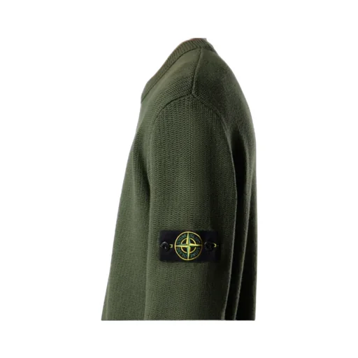 Stone Island Logo Patch Crewneck Sweatshirt