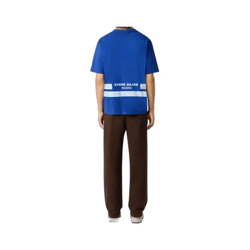 Oversized-Fit Short-Sleeve T-Shirt With Printed Bands