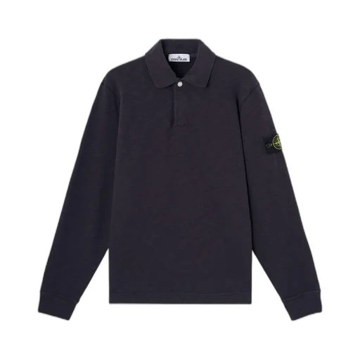 Long-Sleeved Polo Shirt