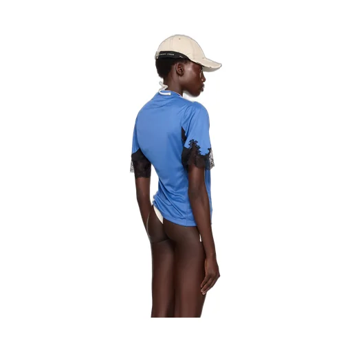 Lace Trim Football T-Shirt