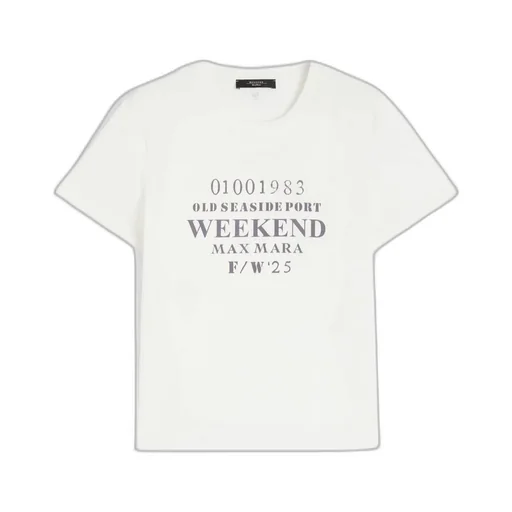 Weekend Max Mara Logo Printed Crewneck T-Shirt