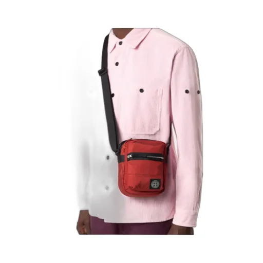 Econyl® Zip-Fastening Messenger Bag
