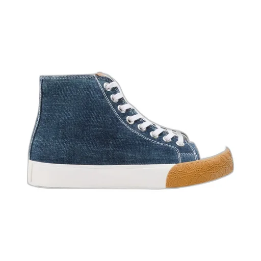 Bloc High-Top Sneaker In Denim