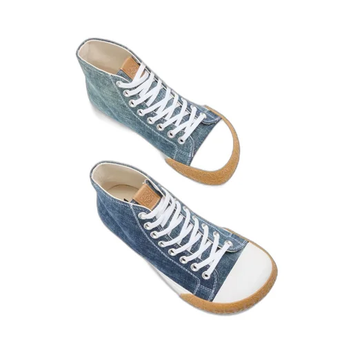 Bloc High-Top Sneaker In Denim