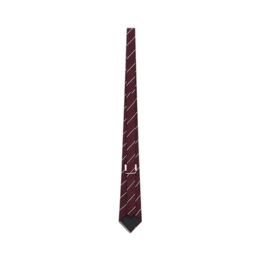 Saint Laurent Striped Wide Tie
