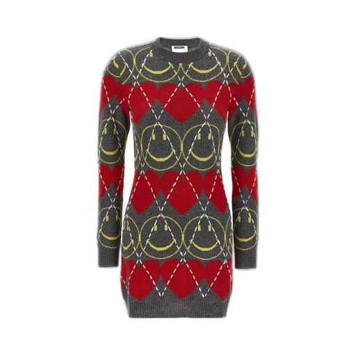 Moschino Smiley Face Crewneck Dress