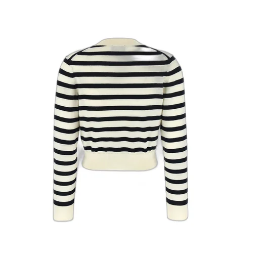 A.P.C. Gaelle Striped Knit Cardigan