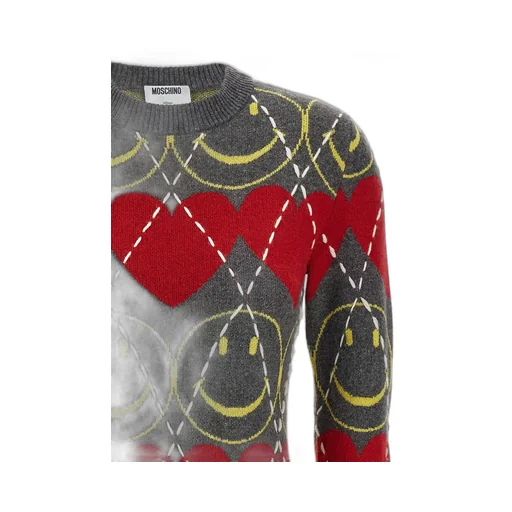 Moschino Smiley Face Crewneck Dress