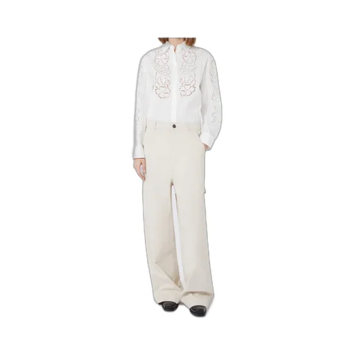 Weekend Max Mara Relaxed-Fit Embroidered Poplin Shirt