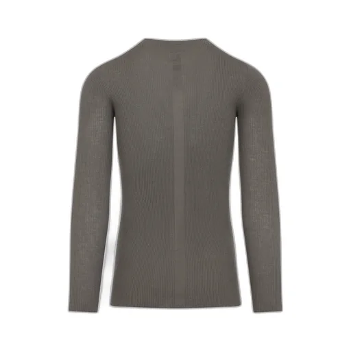 Rick Owens Ribbed Round Neck Pullover