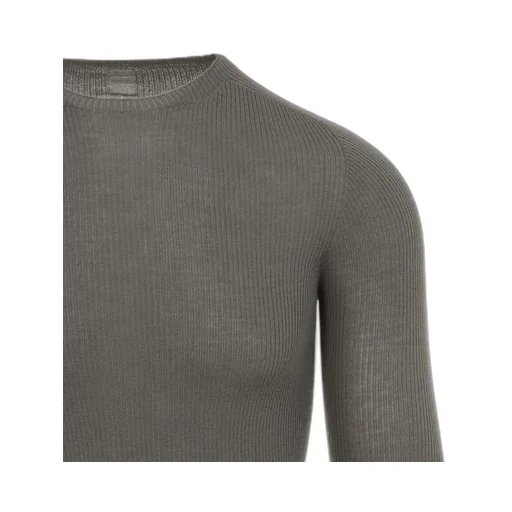 Rick Owens Ribbed Round Neck Pullover