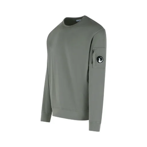 C.P. Company Light Fleece Crewneck Lens Sweatshirt