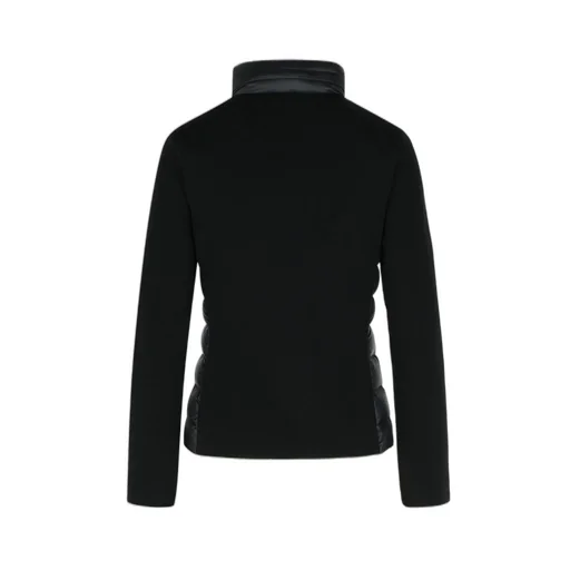 Moncler Logo Patch Zip-Up Panelled Cardigan