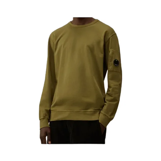 C.P. Company Light Fleece Crewneck Lens Sweatshirt