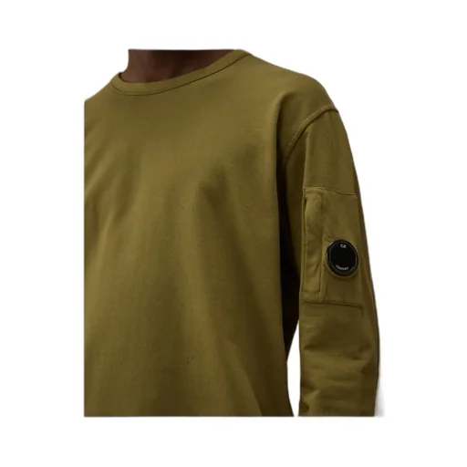 C.P. Company Light Fleece Crewneck Lens Sweatshirt
