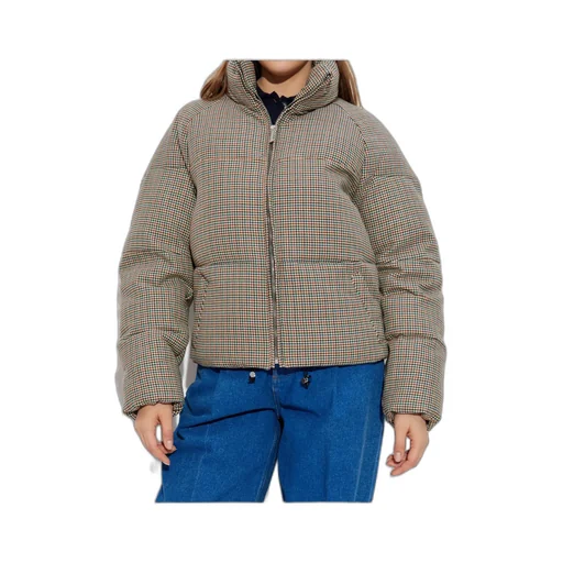 Marni Houndstooth Pattern Padded Jacket