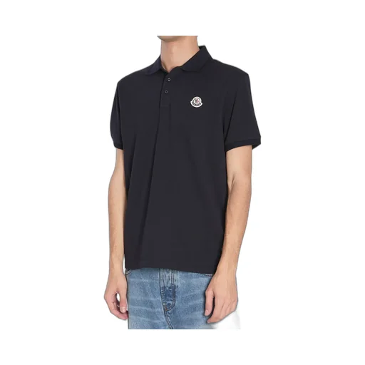 Moncler Logo Patch Short-Sleeved Polo Shirt