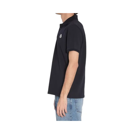 Moncler Logo Patch Short-Sleeved Polo Shirt
