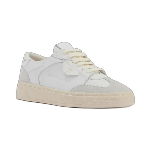 Leather Panelled Sneakers
