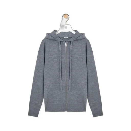 Loewe Anagram Zip-Up Hoodie